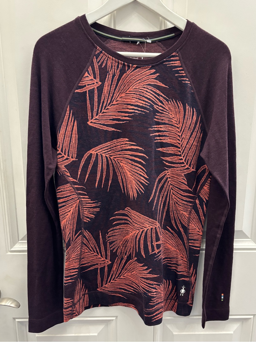 NWT Smartwool Baselayer Pattern Crew L